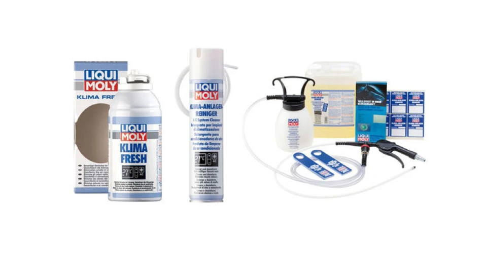 Clean and fresh with LIQUI MOLY air-con products 