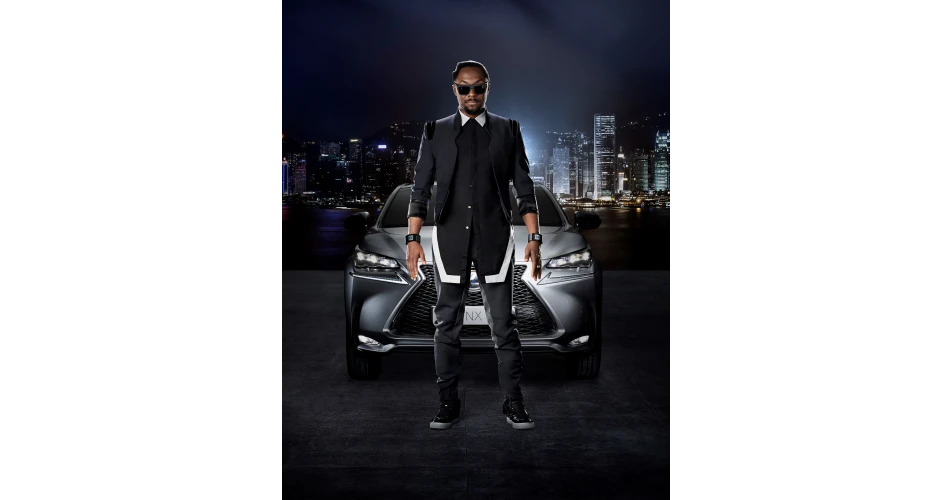 will.i.am champions Lexus NX Striking Angles campaign