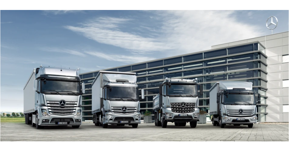 Mercedes-Benz at the Mondello Park Truck Show