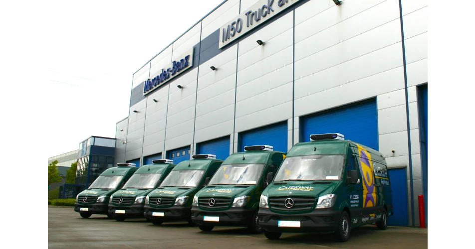 M50 Truck &amp; Van Centre delivers Sprinters to Caterway