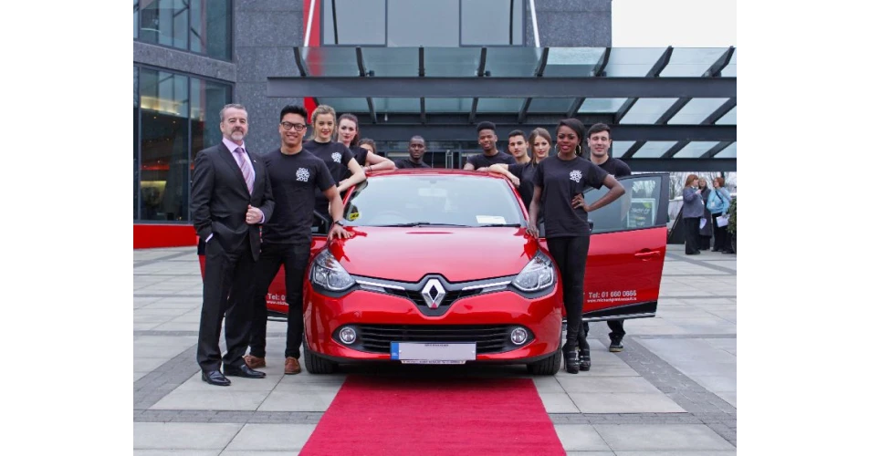 Michael Grant Renault sponsors DCU Fashion parade