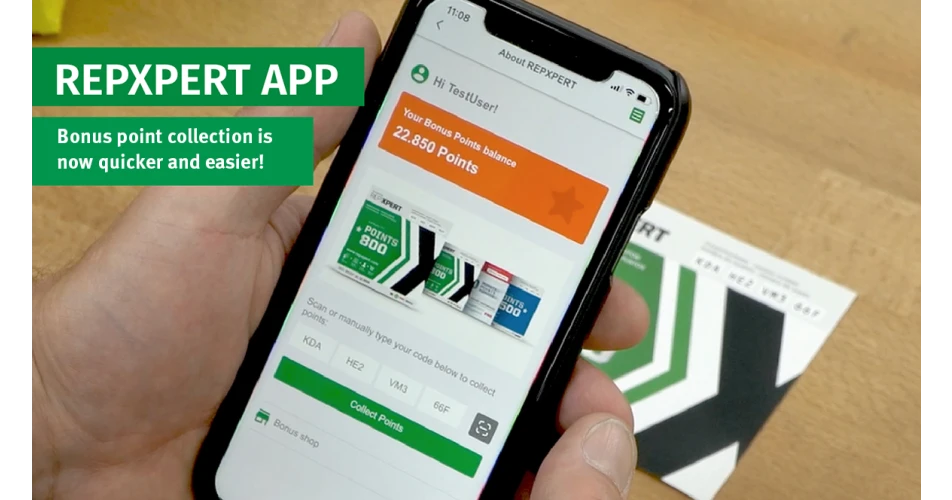 Latest Schaeffler REPXPERT app update makes bonus point collection quick and easy