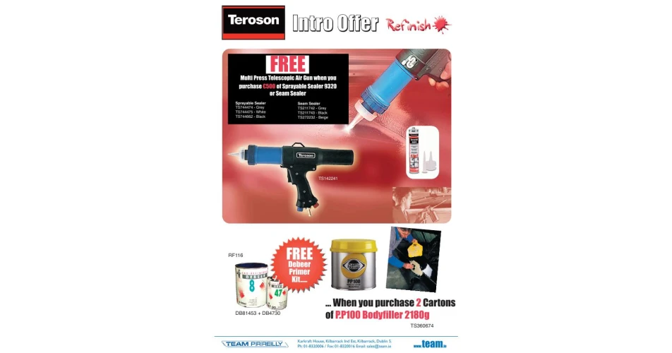 New Teroson automotive range