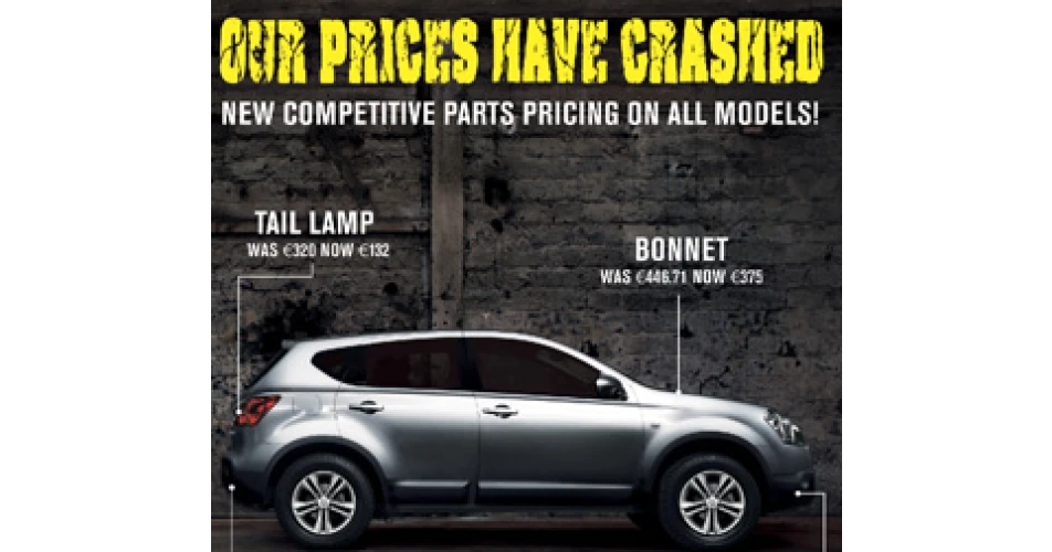 Nissan parts price crash