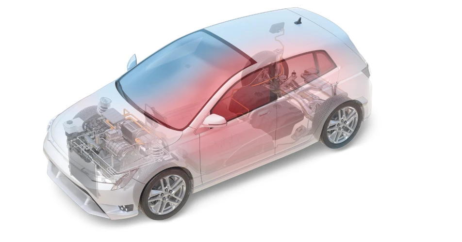 Heat pumps for electric and hybrid vehicles