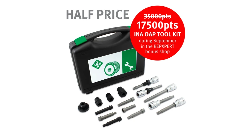 INA OAP tool kit is the latest REPXPERT bonus shop offer