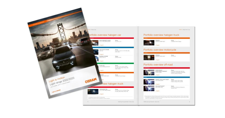 OSRAM launches new automotive product catalogue 
