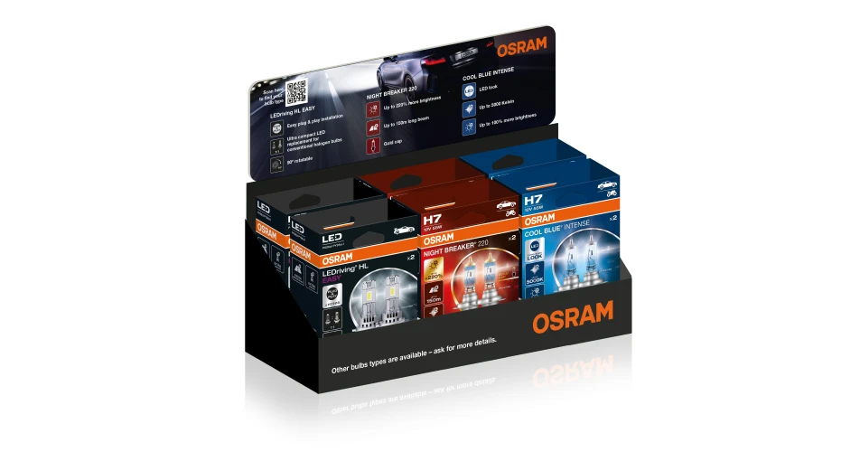 OSRAM offers new performance bulbs display