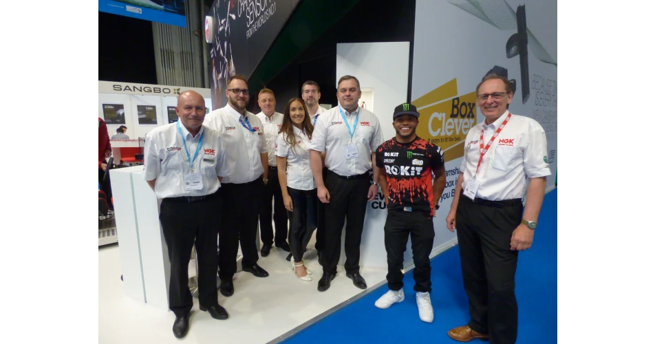 Nicolas Hamilton stars with NGK in Birmingham&nbsp; 