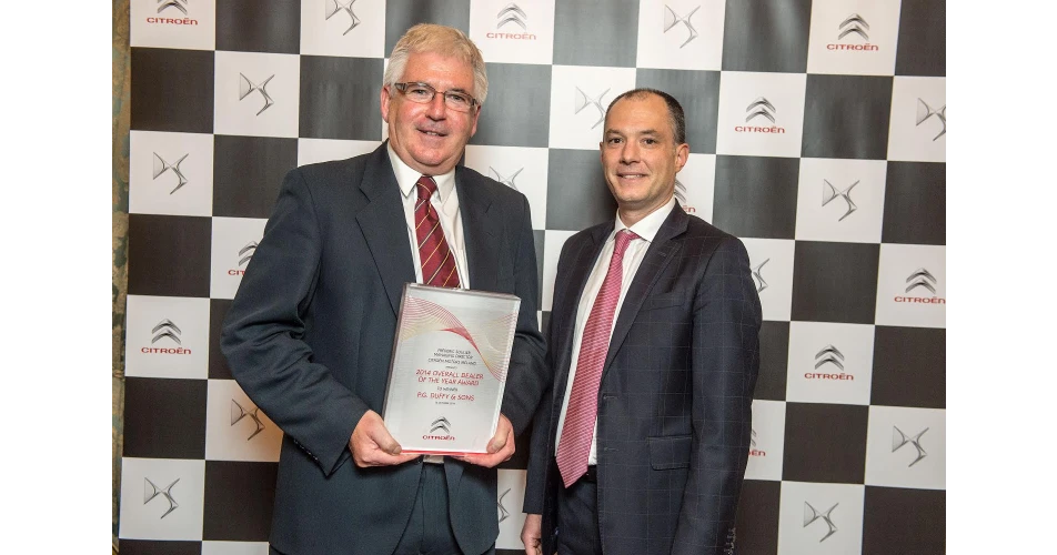 PG Duffy &amp; Sons wins best Citro&euml;n&nbsp;Dealer of the Year Award&nbsp;