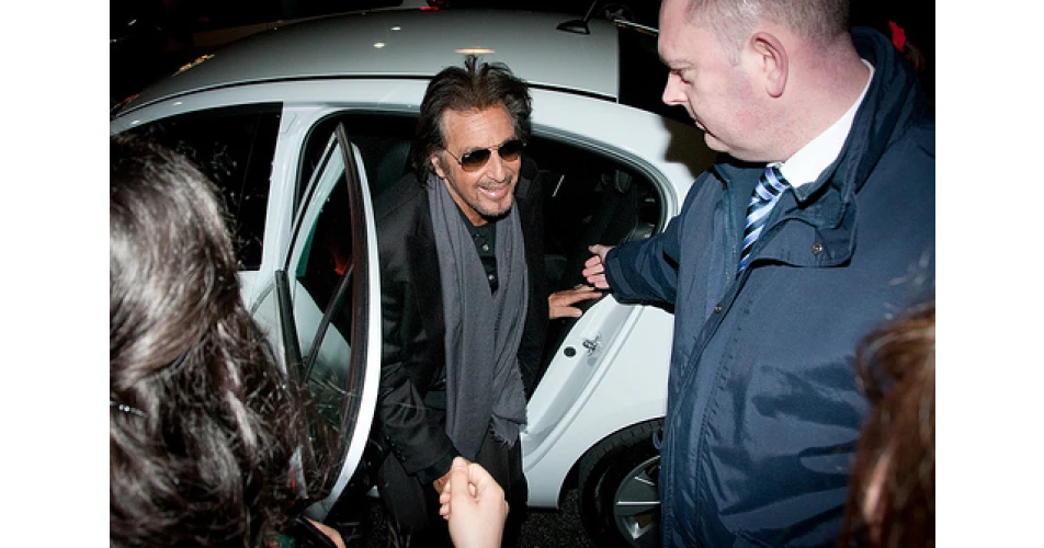 Pacino Arrives in Style