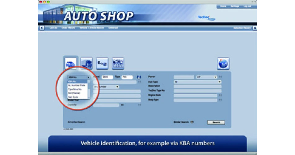 TecDoc Parts identification solutions