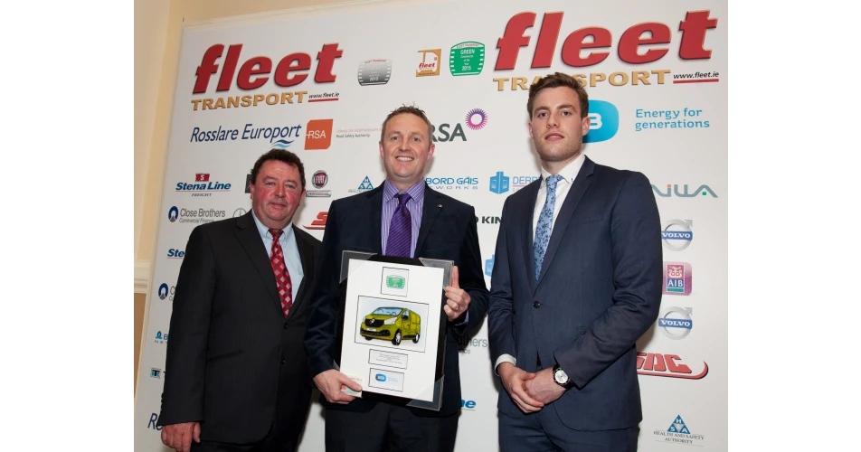 Renault lift the Irish Green Engine award