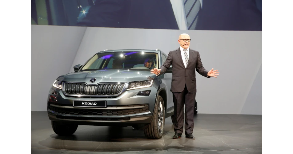 New &Scaron;KODA KODIAQ breaks cover for the first time<br />
