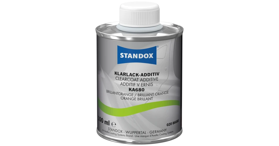 Standox introduces brilliant orange Clearcoat Additive