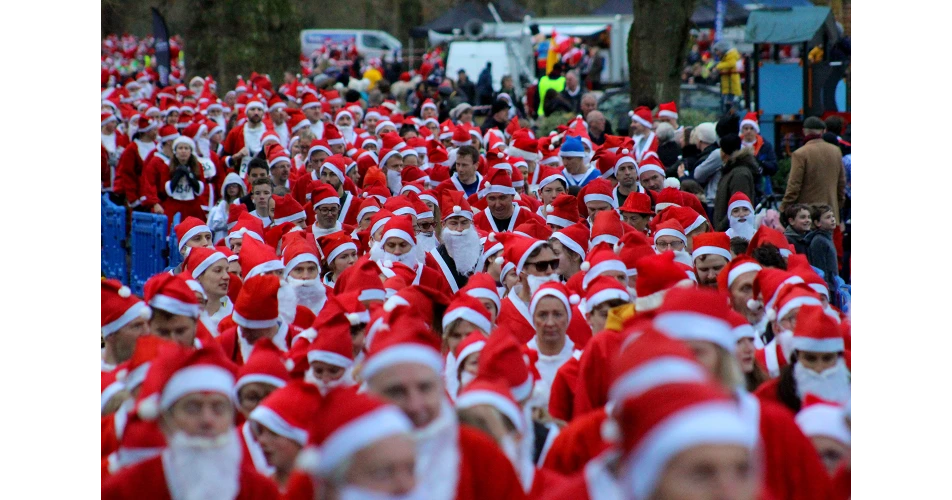 Yuasa power 3,000 Santas in Charity Fun Run