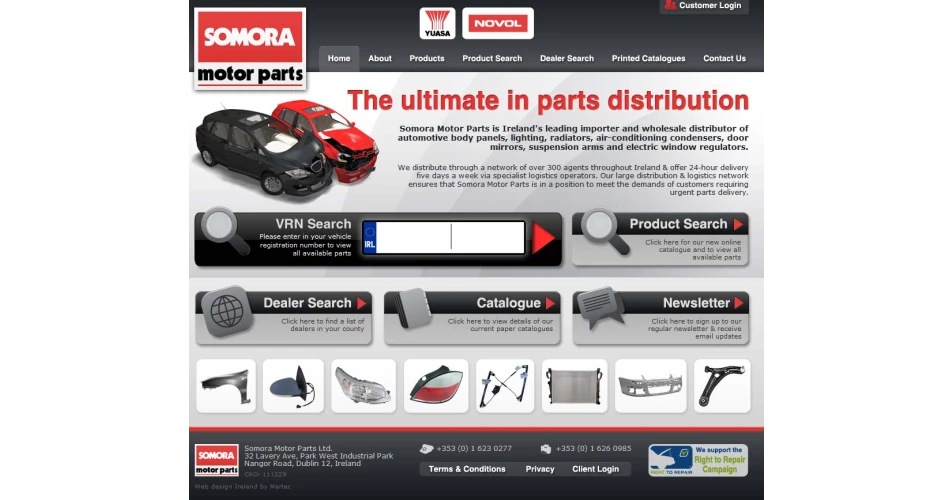 Somora enhances website