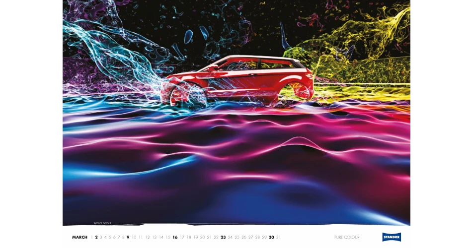 Pure Colour 2014 calendar from Standox
