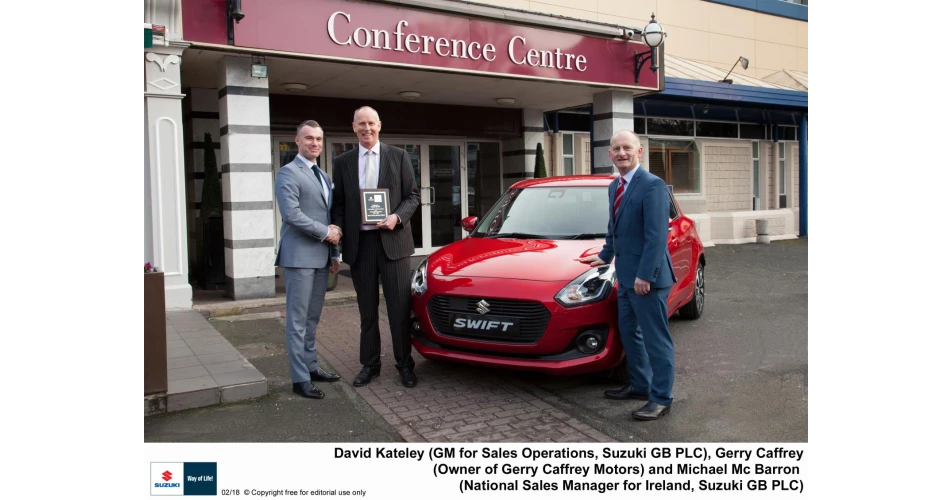 Suzuki Ireland dealer awards presented