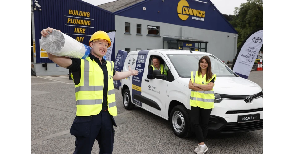 Toyota Ireland partners with Chadwicks for exclusive giveaway of the new Proace City