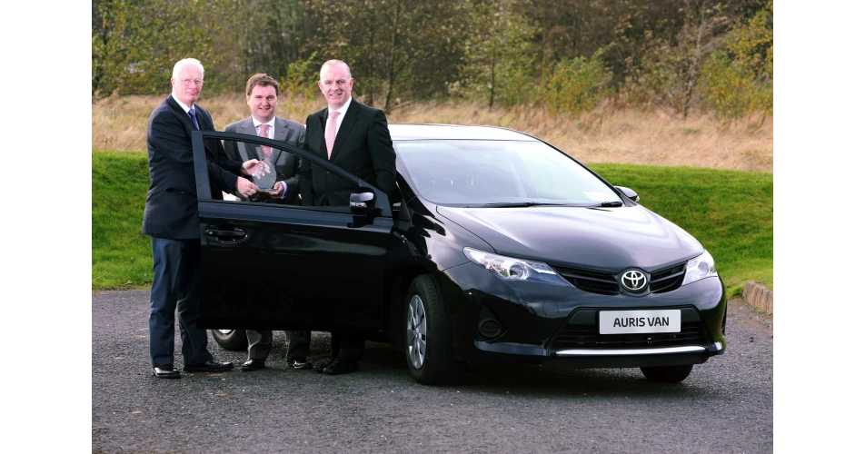 Toyota Auris Van & SsangYong Korando category winners.