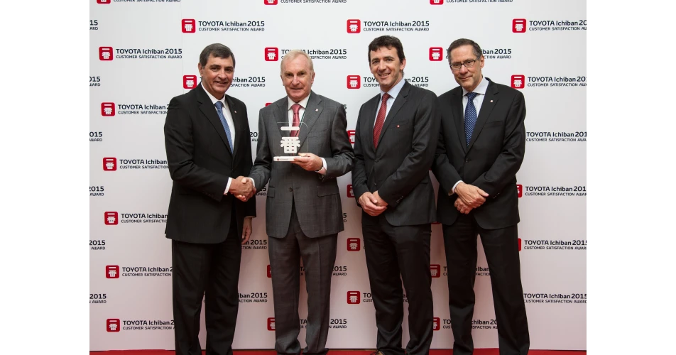 Toyota Motor Europe award for Tony Burke Motors