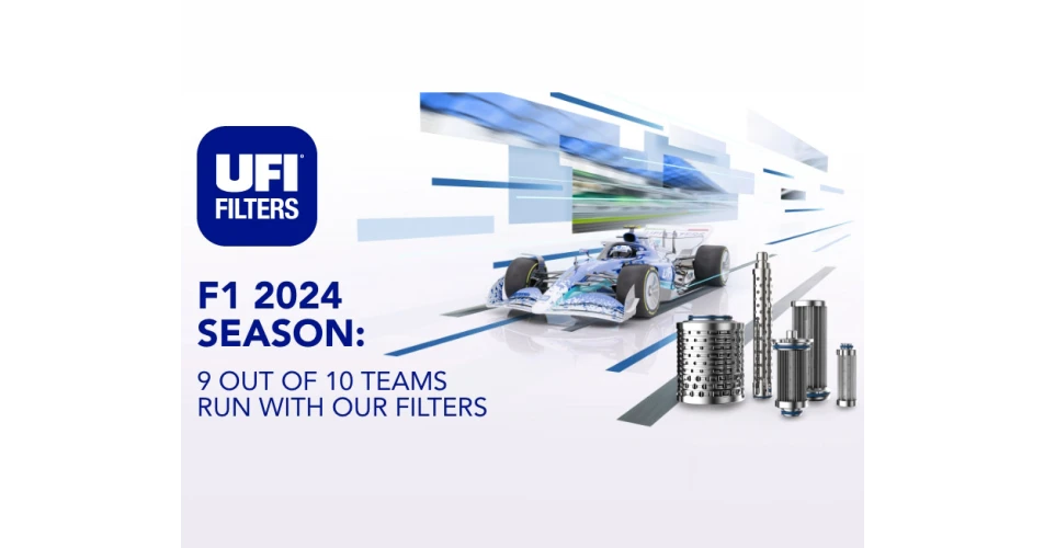 UFI Filters confirms Formula 1 leadership in filtration systems