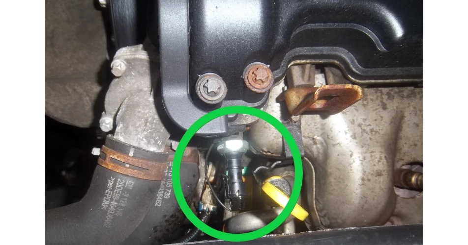 Opel Corsa - An easily fixed oil leak