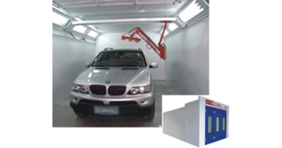 An economical spraybooth