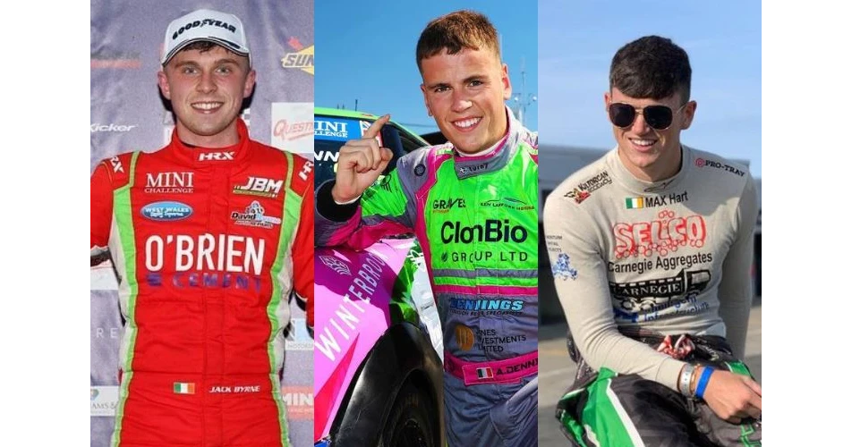 Three finalists for the Young Driver of the Year award