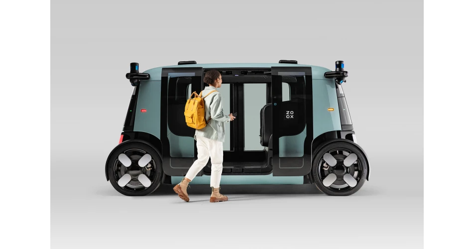 Amazon&#39;s Zoox unveils autonomous taxi