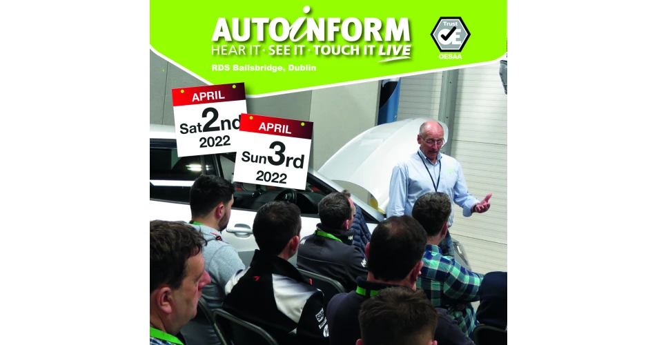 Get set for Ireland’s biggest and best ever automotive training event 