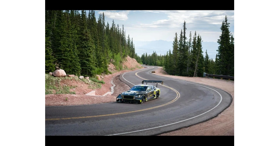 Biofuel Bentley makes impressive Pikes Peak debut