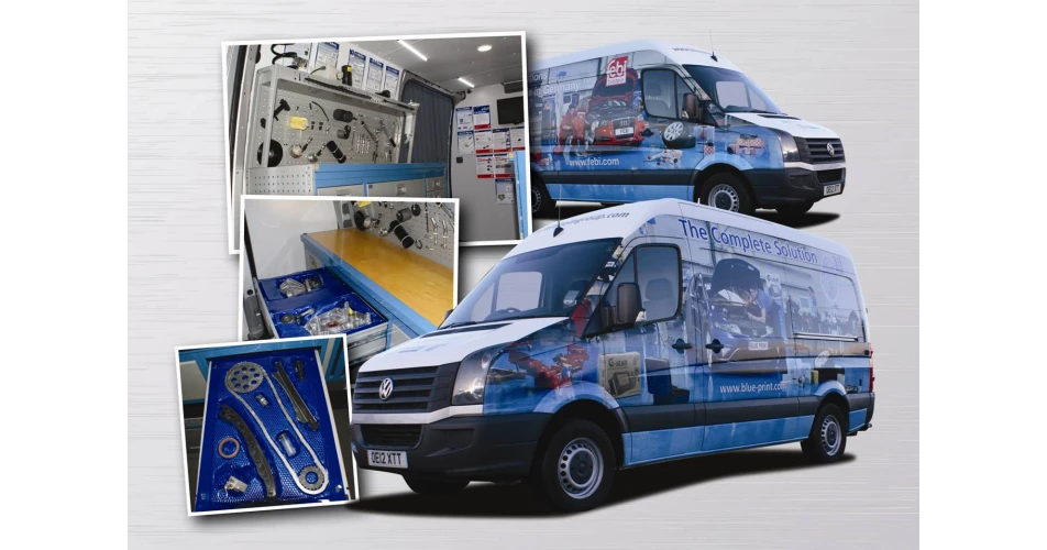 Blue Print & febi Showcase Vans hit the road