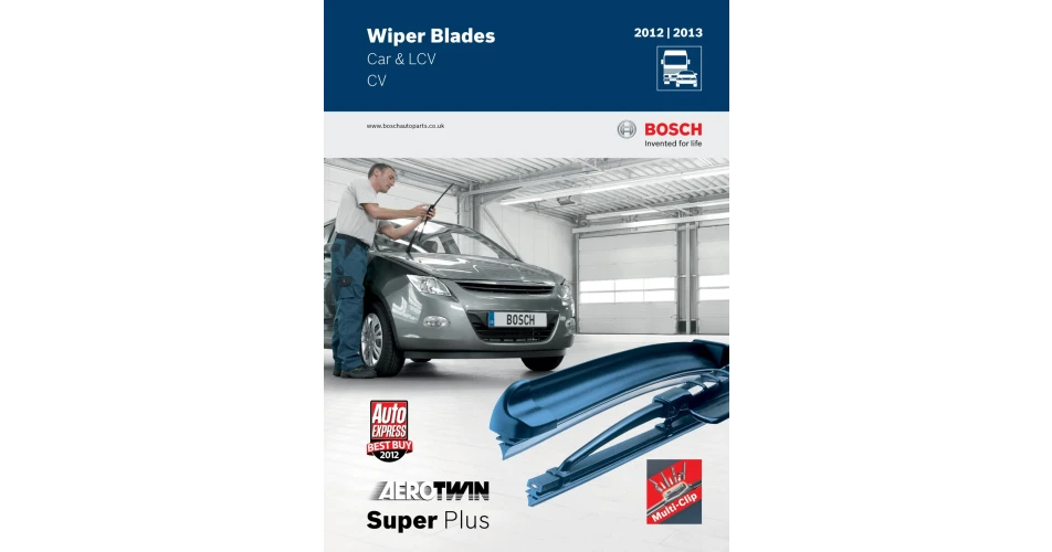 Bosch launches new wiper blade catalogue