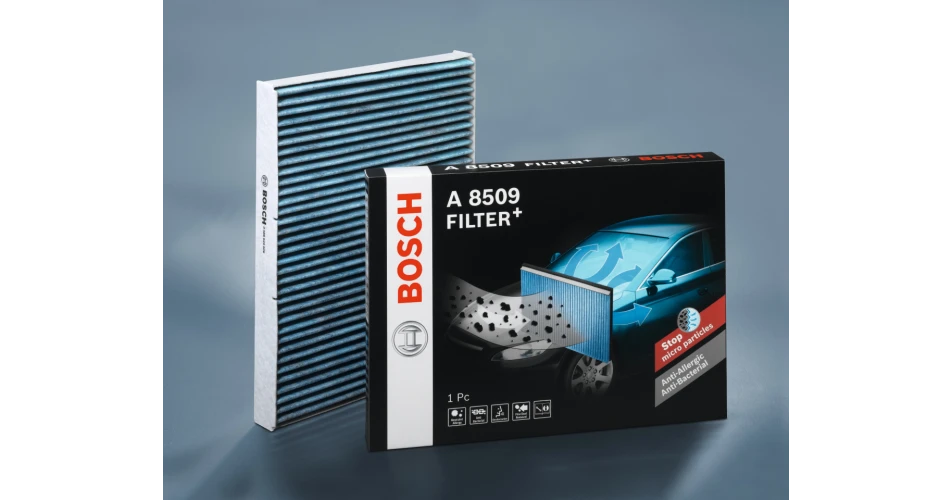 New Bosch cabin filter designed to help drivers breathe easy in allergy season