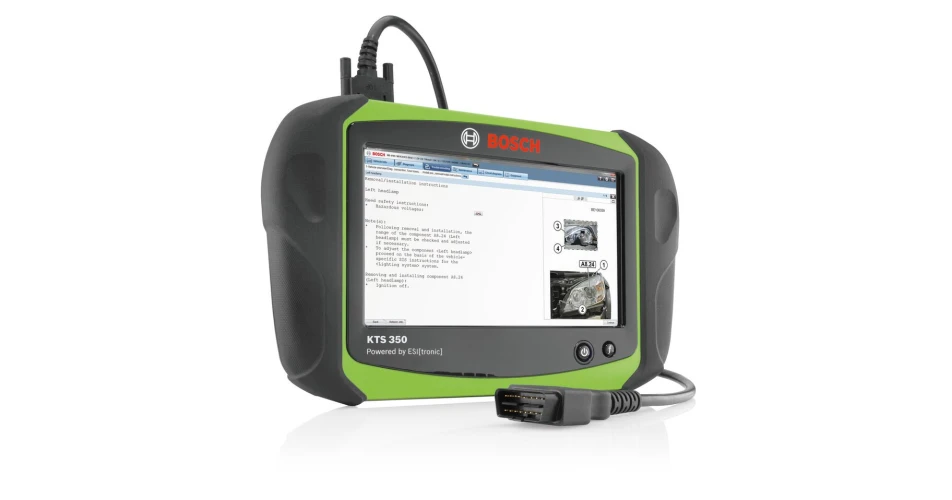 New KTS 350 from Bosch offers key to faster and more efficient diagnostics 
