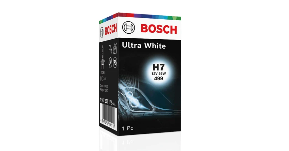 Bosch introduces Ultra White bulbs in workshop packaging 