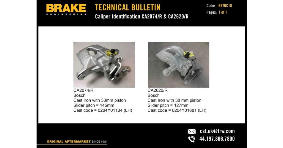 Brake Engineering offers expert technical advice