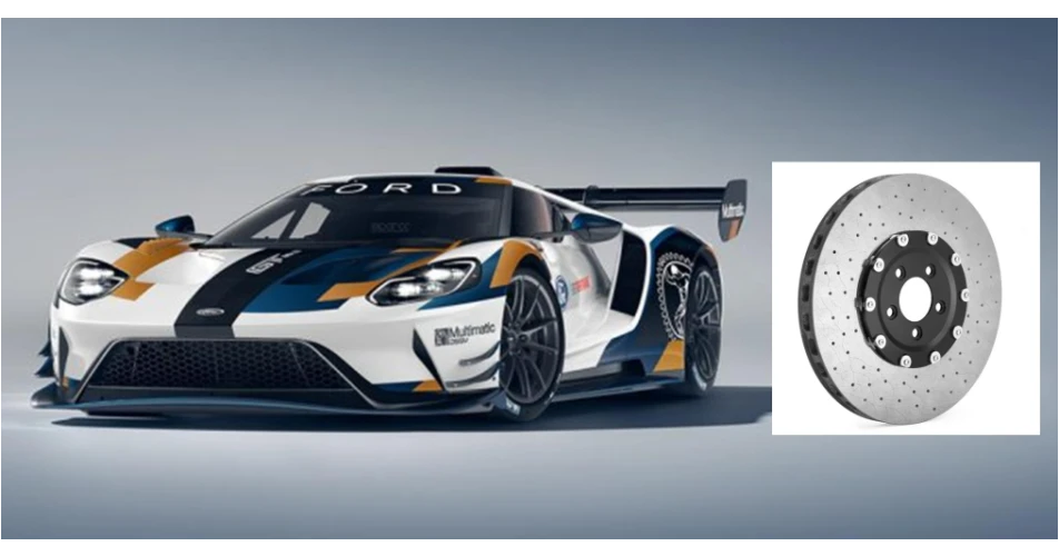Brembo takes carbon ceramic brake discs to a new level on the Ford GT MK II