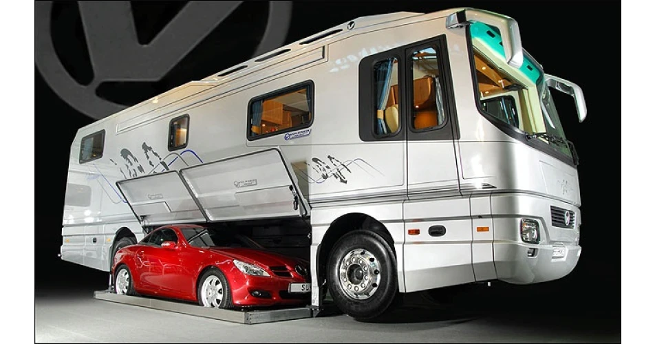 Car carrying camper