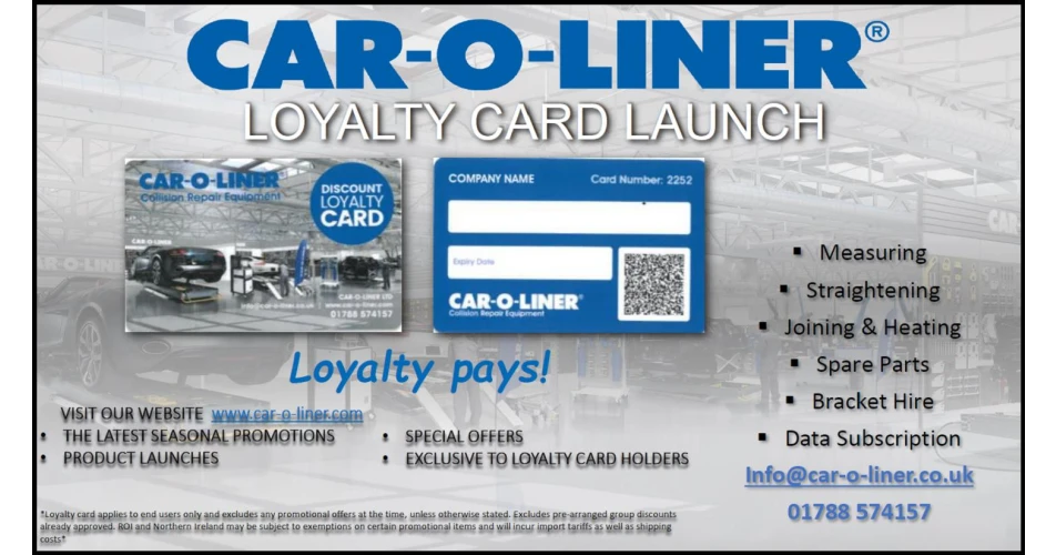 Customer discount loyalty card from Car-O-liner