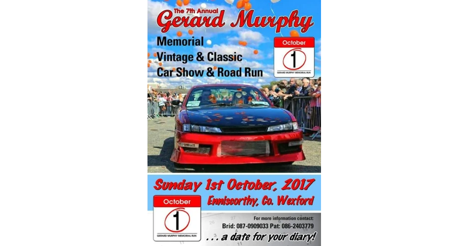 Gerard Murphy Memorial Vintage & Classic Car Show and Road Run 2017