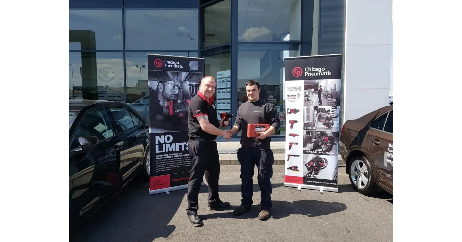 Cathal claims Chicago Pneumatic prize 