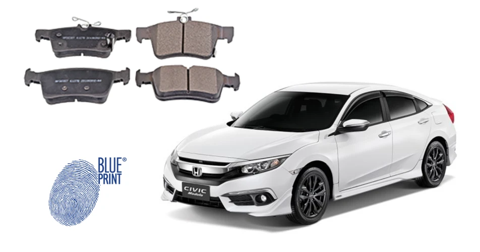 Blue Print offer solution to Honda Civic rear brake issue