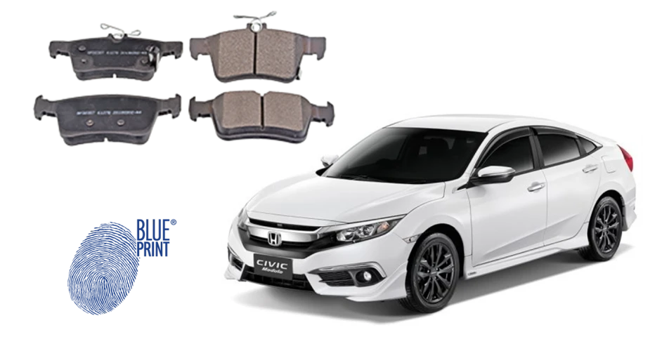 Blue Print offer solution to Honda Civic rear brake issue