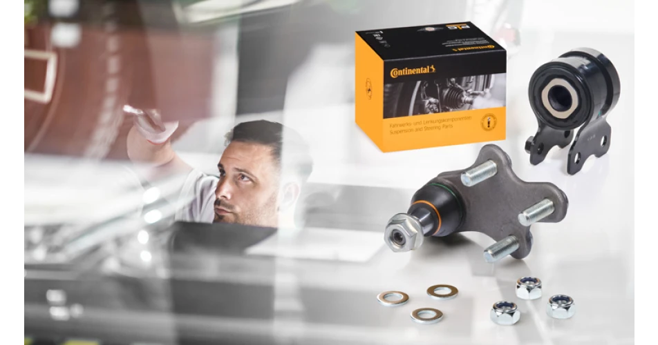 New ball joints and wishbone bushings added to Continental range