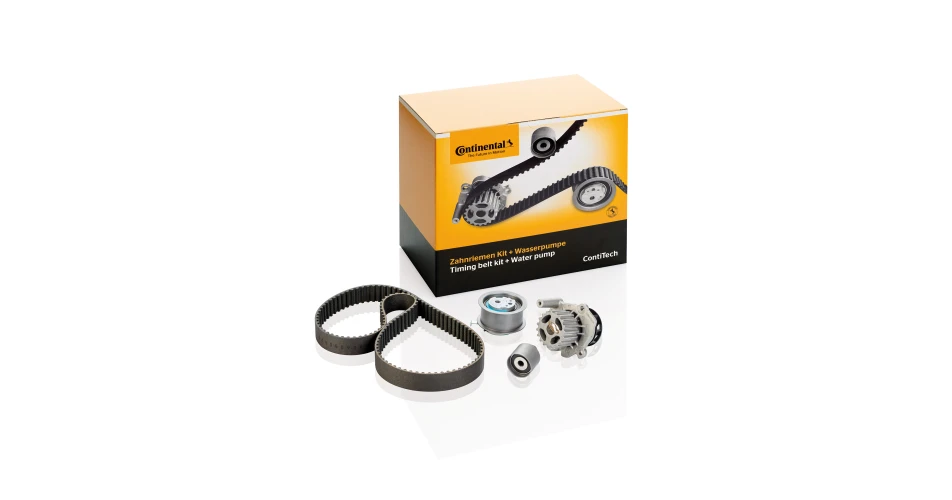 OE quality timing belt kits plus water pump from Contitech 