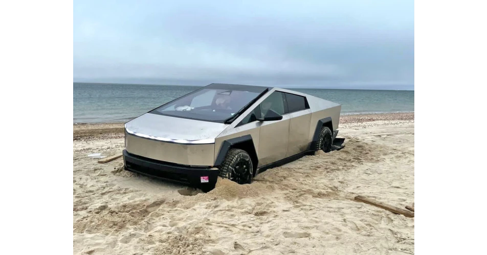 Is Tesla&rsquo;s Cybertruck stuck in the sand?<br />
&nbsp;