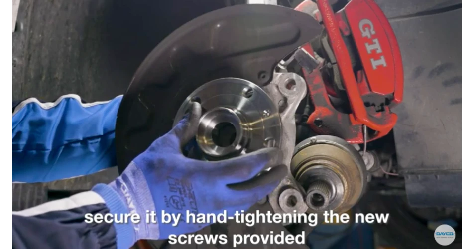 Dayco offers Golf VII wheel bearing installation video advice